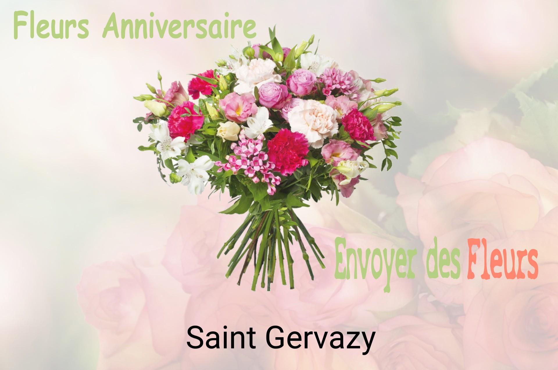 Bouquet de fleurs d’anniversaire livré à Saint-Gervazy